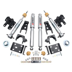 Belltech LOWERING KIT 14-17 Chevy Silverado/Sierra 1in to -2in Front/4in Rear w/ Street Perf Shocks - part 991SP - TLNS Motorsports