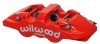 Wilwood Caliper-Aero6-R/H - Red 1.75/1.38/1.38in Pistons 1.25in Disc - Wilwood - part 120-13293-RD - TLNS Motorsports