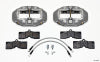 Wilwood D8-4 Front Caliper Kit Clear Corvette C2 / C3 65-82 - Wilwood - part 140-10789 - TLNS Motorsports