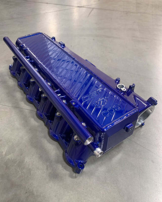 CSF BMW Gen 1 B58 Charge-Air-Cooler Manifold - LP Blue - CSF - part 8300LPB - TLNS Motorsports