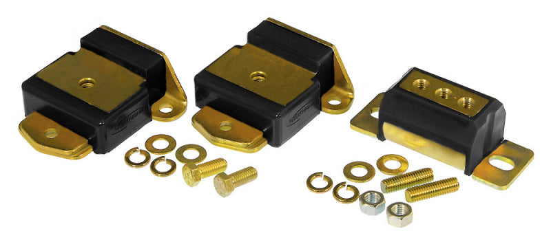 Prothane GM Motor & Trans Mount Kit - Black - part 7-1910-BL - TLNS Motorsports