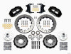 Wilwood Narrow Superlite 6R Front Hub Kit 12.88in Heidts Tri -5 2 inch Drop Spindle - Wilwood - part 140-12307-D - TLNS Motorsports