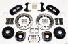 Wilwood AERO4 Rear P-Brake Kit 14.00in Drilled Chevy 12 Bolt w/ C-Clips - Wilwood - part 140-10943-D - TLNS Motorsports