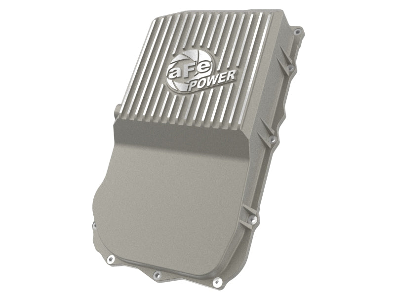 aFe POWER 18-25 Jeep Wrangler (JL) 850RE/8HP70/8HP75 Transmission Pan - Raw w/ Machined Fins - aFe - part 46-71300A - TLNS Motorsports