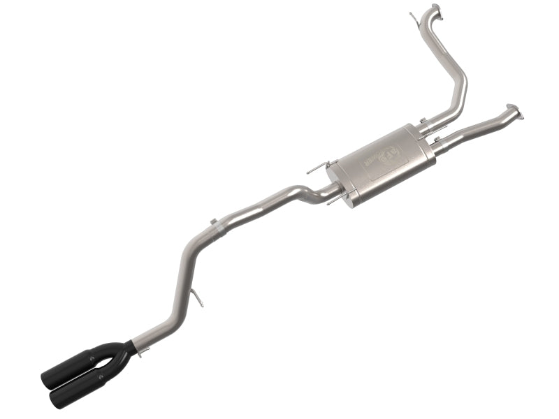 aFe Vulcan Series 3in Stainless Steel Cat-Back Exhaust w/ Black Tip Nissan Armada 25-26 V6-3.5L (tt) - aFe - part 49-36143-B - TLNS Motorsports