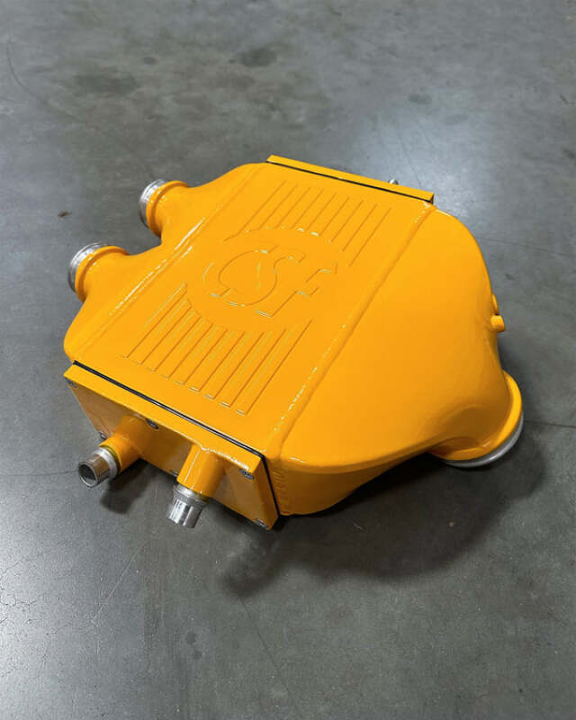 CSF 2014+ BMW M3/M4 (F8X) Top Mount Charge-Air-Cooler - Nitro Yellow - CSF - part 8082NY - TLNS Motorsports