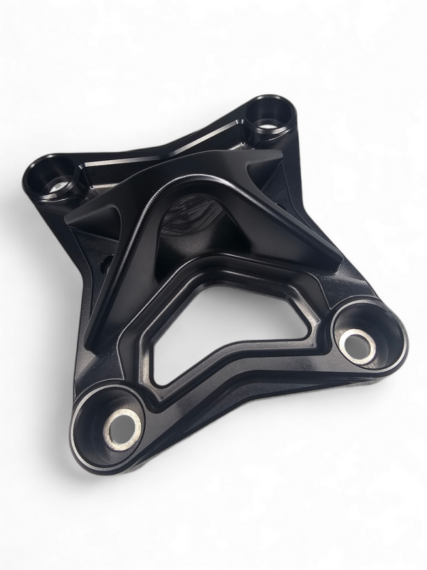 Elektric Offroad 2017+ Can Am X3 Maverick 6 Bolt Eod Xl Radius Rod Plate With Tow Hook Black - Elektric Off Road - part RRP210012XL - TLNS Motorsports