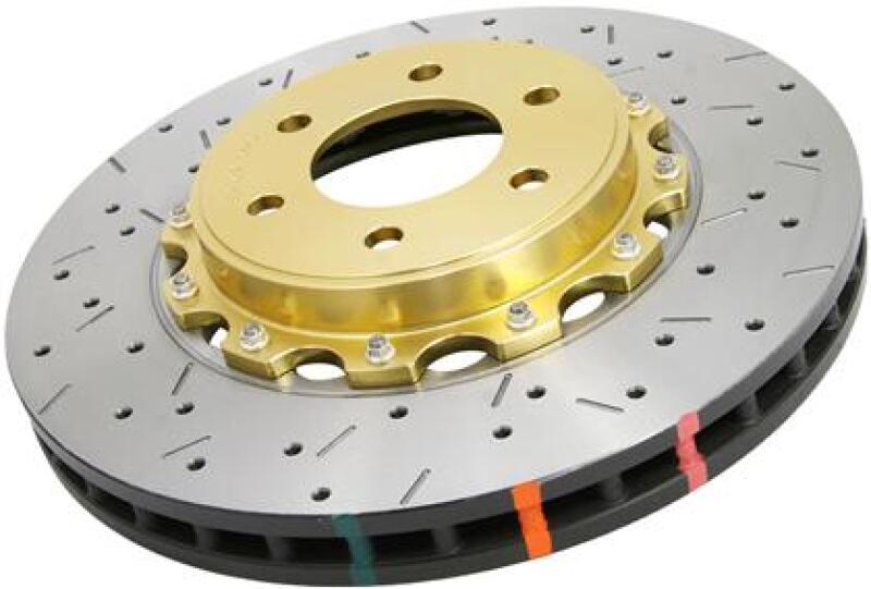 DBA 94-04 Mustang Cobra/Bullitt/Mach1 Front Drilled & Slotted 5000 Series 2 Piece Rotor Assembled w/ - DBA - part DBA5069GLDXS - TLNS Motorsports