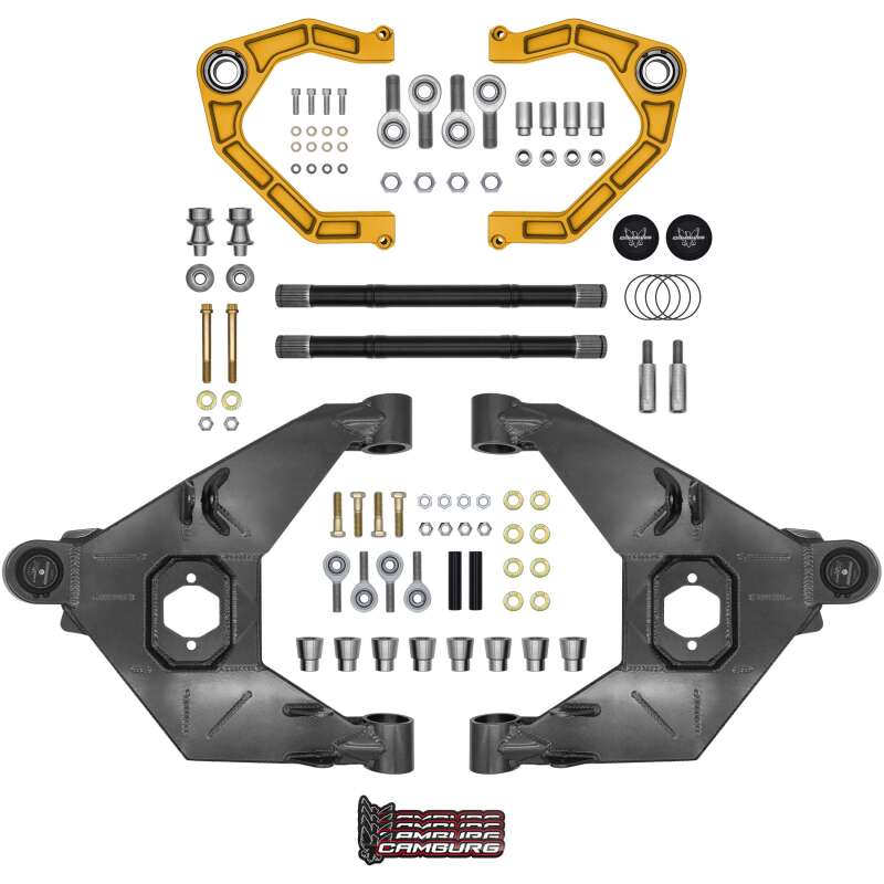 Camburg 21-25 Ford Bronco 21-25 Trail Series L/T Kit w/ Axles (BILLET UCA) (GOLD) - Camburg - part CAM-110243-K-GLD - TLNS Motorsports