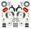 Wilwood Forged Dynalite Front Kit 11.00in Red 59-64 Chevy Impala / 63-64 Corvette - Wilwood - part 140-12458-R - TLNS Motorsports