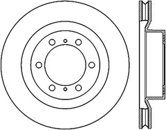 StopTech 10-17 Lexus GX460 / 10-17 Toyota 4Runner Cryo Slotted Front Right Sport Brake Rotor - part 126.44174CSR - TLNS Motorsports