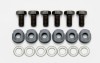 Wilwood Rotor Bolt Kit - Dynamic Midget 6 Bolt with T-Nut - Wilwood - part 230-10854 - TLNS Motorsports