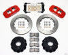 Wilwood AERO4 RearTruck Kit 14.25in Red 1999-2010 GM 1500-SUV 1 Piston OE Caliper - Wilwood - part 140-9407-R - TLNS Motorsports