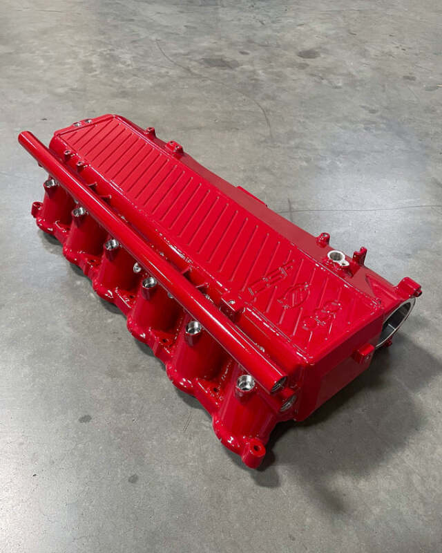 CSF Toyota A90/A91 Supra/ BMW G-Series B58 Charge-Air Cooler Manifold - Renaissance Red - CSF - part 8200RR - TLNS Motorsports