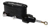 Wilwood High Volume Tandem M/C - 7/8in Bore Black-W/Pushrod - Early Mustang - Wilwood - part 260-12900-BK - TLNS Motorsports