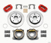 Wilwood Dynapro Lug Mount P/S Park Brake Kit Red Big Ford 2.36in Off Bronco 5 x 5.50 - Wilwood - part 140-13322-R - TLNS Motorsports