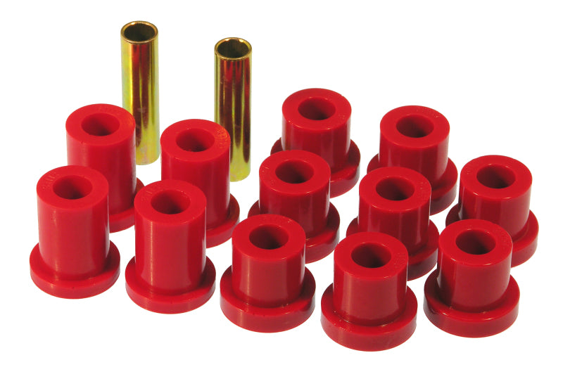 Prothane 56-57 Chevy Full Rear Spring Bushings - Red - Prothane