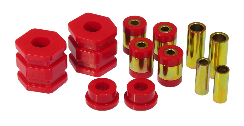 Prothane 96-00 Honda Civic Front Upper/Lower Control Arm Bushings - Red - part 8-218 - TLNS Motorsports