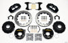 Wilwood Narrow Superlite 4R Rear P-Brk Kit 12.88in Drilled Mopar/Dana 2.36in Off w/Snap Ring Bearing - Wilwood - part 140-9222-D - TLNS Motorsports