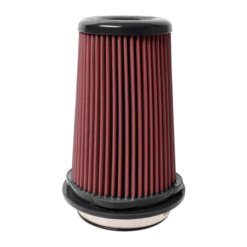 Injen 8-Layer Oiled Cotton Gauze Air Filter w/ Twist Lock - 4in ID / 6in Base / 7.75in H - Injen - part X-1134-BR - TLNS Motorsports