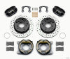 Wilwood Dynapro Lug Mount P/S Park Brake Kit Drilled Big Ford New 2.38in Off Bronco 5 x 5.50 - Wilwood - part 140-13664-D - TLNS Motorsports