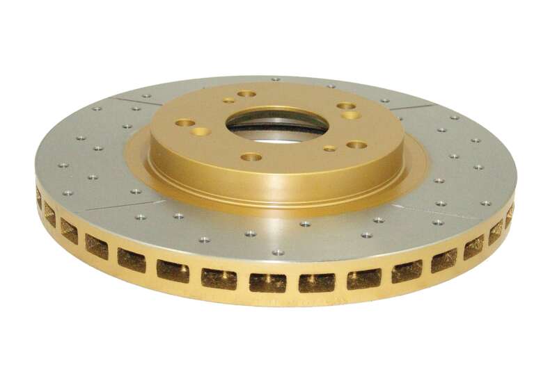 DBA 01-14 Acura CL Front Street Series Drilled & Slotted Rotor w/Gold Hat - DBA - part DBA2510X - TLNS Motorsports
