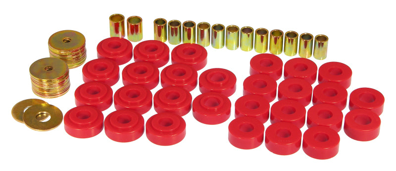 Prothane 64 GM Hardtop/Conv Body Mount - Red - part 7-137 - TLNS Motorsports