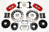 Wilwood AERO4 Rear P-Brake Kit 14.00in Drill Red Mopar/Dana 2.36in Off w/Snap Ring Bearing - Wilwood - part 140-10951-DR - TLNS Motorsports