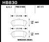 Hawk 13-16 Mercedes-Benz SL63 AMG/SL65 AMG Perfromance Ceramic Street Rear Brake Pads - Hawk Performance - part HB830Z.667 - TLNS Motorsports