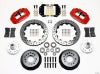 Wilwood Narrow Superlite 6R Front Hub Kit 12.88in Drill Red Magnum Force Drop Spindle - Wilwood - part 140-11548-DR - TLNS Motorsports