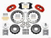 Wilwood Narrow Superlite 6R Front Hub Kit 12.88in Red Heidts Tri -5 2 inch Drop Spindle - Wilwood - part 140-12307-DR - TLNS Motorsports