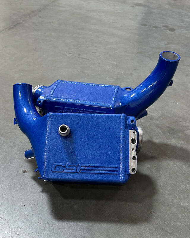 CSF 2014+ BMW X5M (F95) / X6M (F96) / XM (G09) Charge-Air-Cooler - Marina Bay Blue - CSF - part 8315MBB - TLNS Motorsports