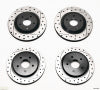 Wilwood Rotor Kit Front/Rear-Dimpled/Slotted 97-04 Corvette C5 All/ 05-13 C6 Base - Wilwood - part 140-9336-D - TLNS Motorsports