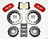Wilwood AERO4 Rear Kit 14.25in Drilled Red 2006-10 Magnum/Challenger/Charger/300C - Wilwood - part 140-11765-DR - TLNS Motorsports