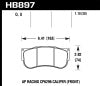 Hawk DTC-70 AP Racing CP6269 Race Brake Pads - Hawk Performance - part HB897U1.18 - TLNS Motorsports