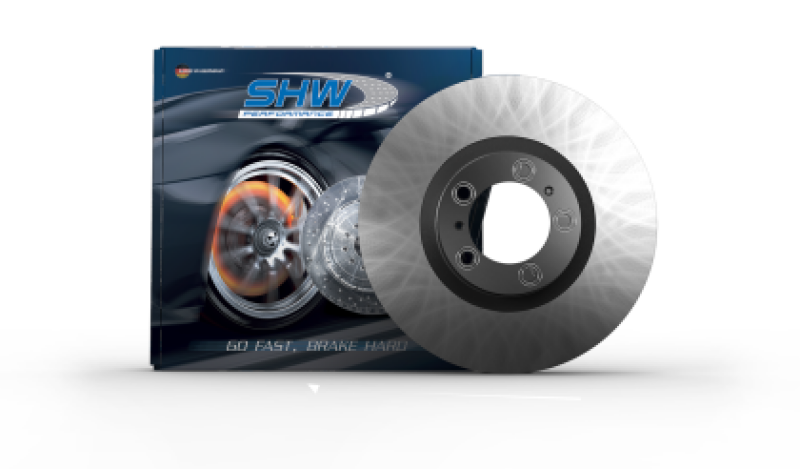 SHW 19-23 Porsche Cayenne S Left Front Smooth Monobloc Brake Rotor (9Y0615301A) - SHW Performance - part PFL37541 - TLNS Motorsports