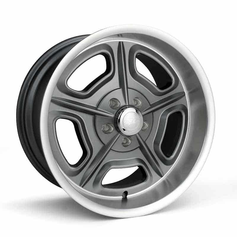 Race Star 92 Drag Star Bracket Racer Cap Short Plastic w/Medallion & Screws - Plated - Metallic Gray - part 615-5096-G1 - TLNS Motorsports