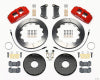 Wilwood Dynapro 6 Front Hat Kit 12.88in Red 2005-Up Mazda 3 w/ Lines - Wilwood - part 140-13581-R - TLNS Motorsports