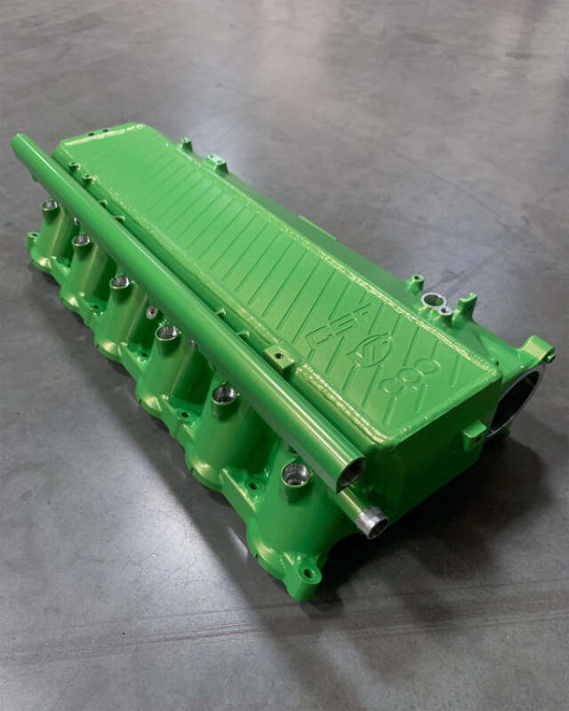 CSF BMW Gen 1 B58 Charge-Air-Cooler Manifold - Lime Juice Green - CSF - part 8300LJG - TLNS Motorsports