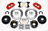 Wilwood Narrow Superlite 4R Rear P-Brk Kit 12.88in Red Mopar/Dana 2.36in Off w/Snap Ring Bearing - Wilwood - part 140-9222-R - TLNS Motorsports