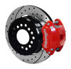 Wilwood D154 P/S P-B Kit Drilled-Red New Big Ford 2.50in Off Staggered Mount - Wilwood - part 140-12236-DR - TLNS Motorsports