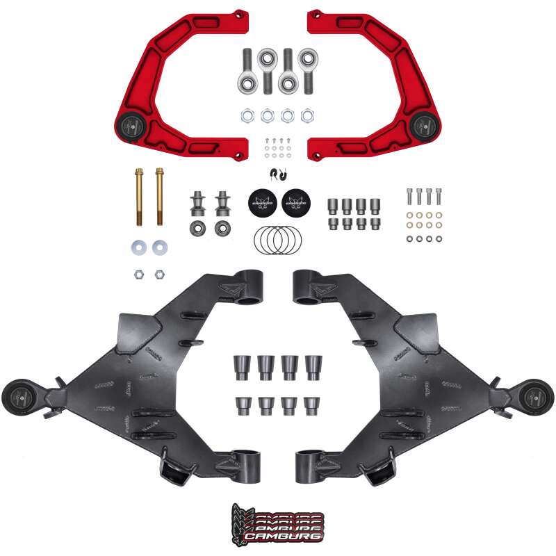 Camburg 22-25 Toyota Tundra 2wd/4wd Trail Series L/T Kit (BILLET UCA) (RED) - Camburg - part CAM-310217-K-RED - TLNS Motorsports