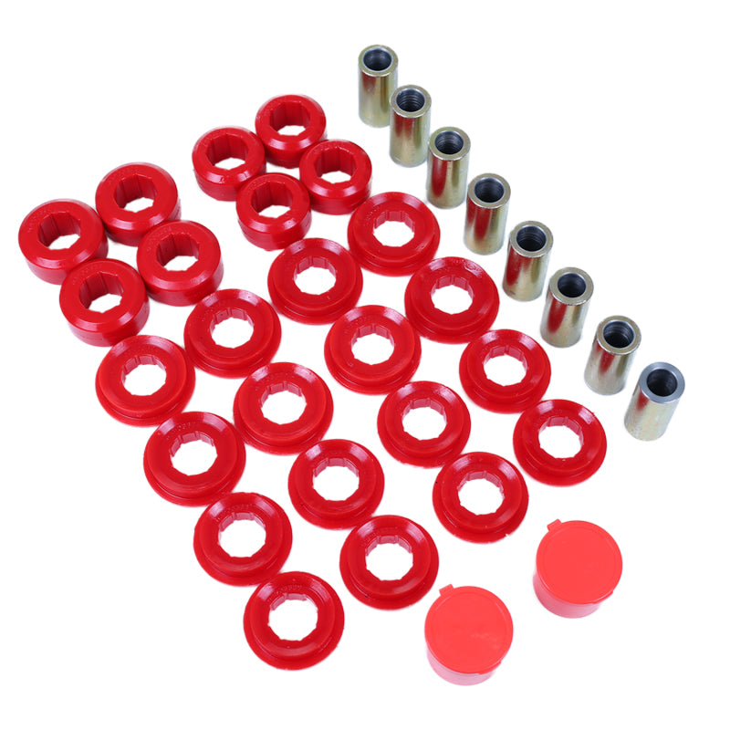 Energy Suspension Rear Control Arm Bushing Set - Red - Energy Suspension - part 8.3138R - TLNS Motorsports