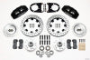 Wilwood Dynapro 6 Front Hub Kit 12.19in Drilled 37-48 Ford Psgr. Car Spindle - Wilwood - part 140-10739-D - TLNS Motorsports