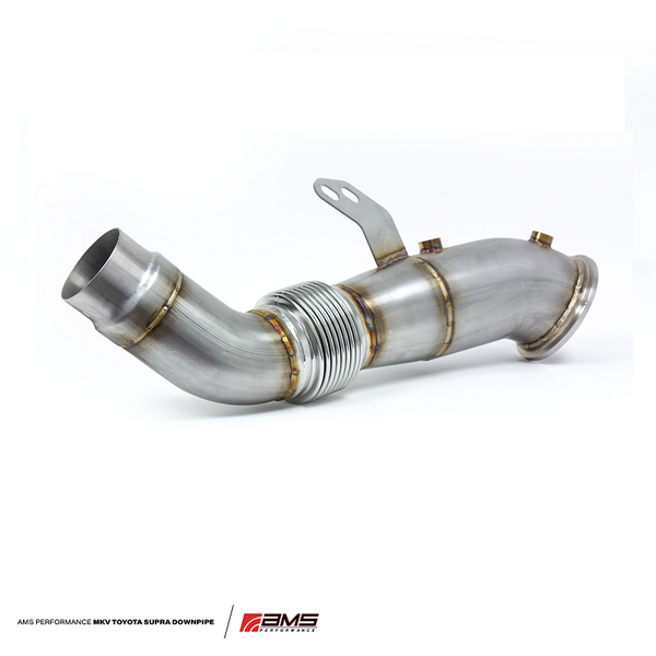 AMS Performance MKV A90  Stainless Steel Race Downpipe Toyota Supra - (2020+) - 38.05.0001-1