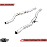AWE RESONATED Touring Edition Exhaust for A90 Toyota Supra (2020+) - 3015-32118, 3015-33132