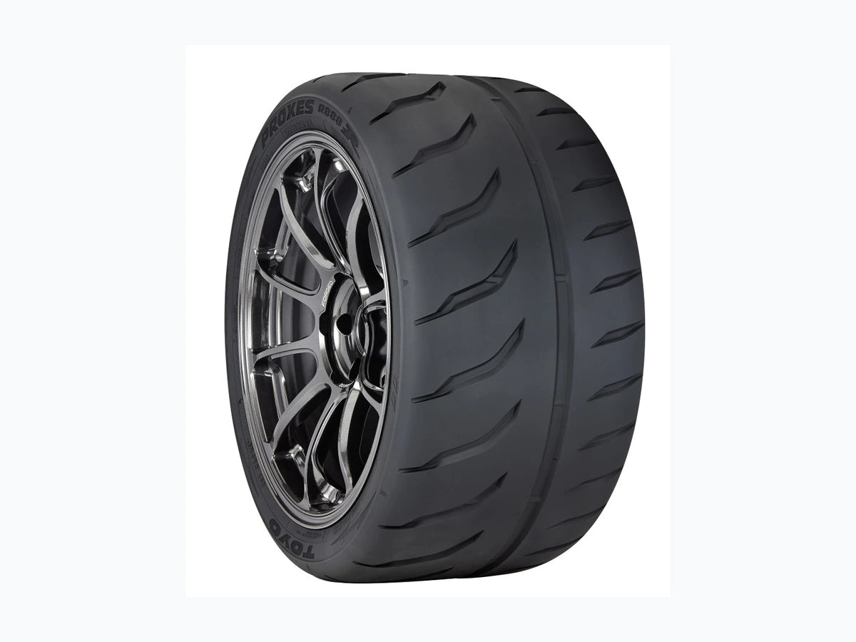 Toyo Proxes R888R performance tire on a clean background